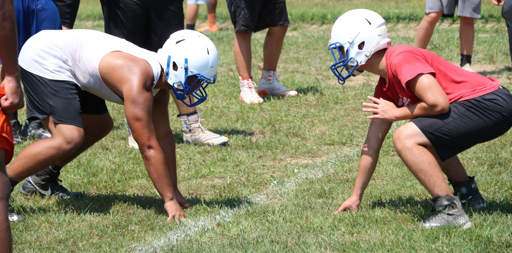 First day of Bassett football practice